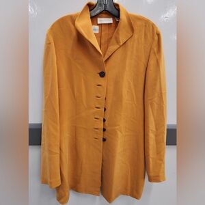 Dana Buchman Mustard yellow Blazer